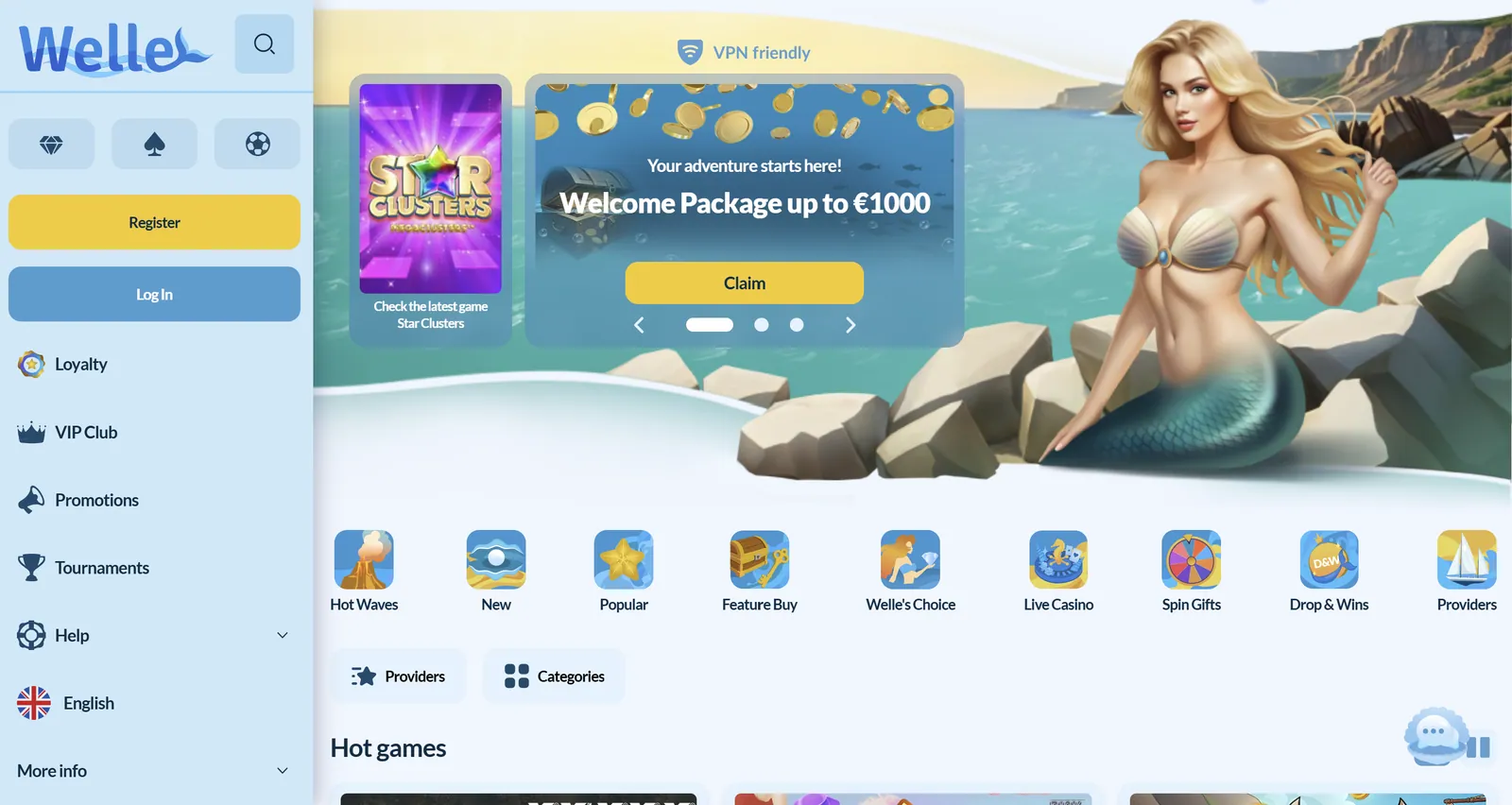 обзор казино welle casino