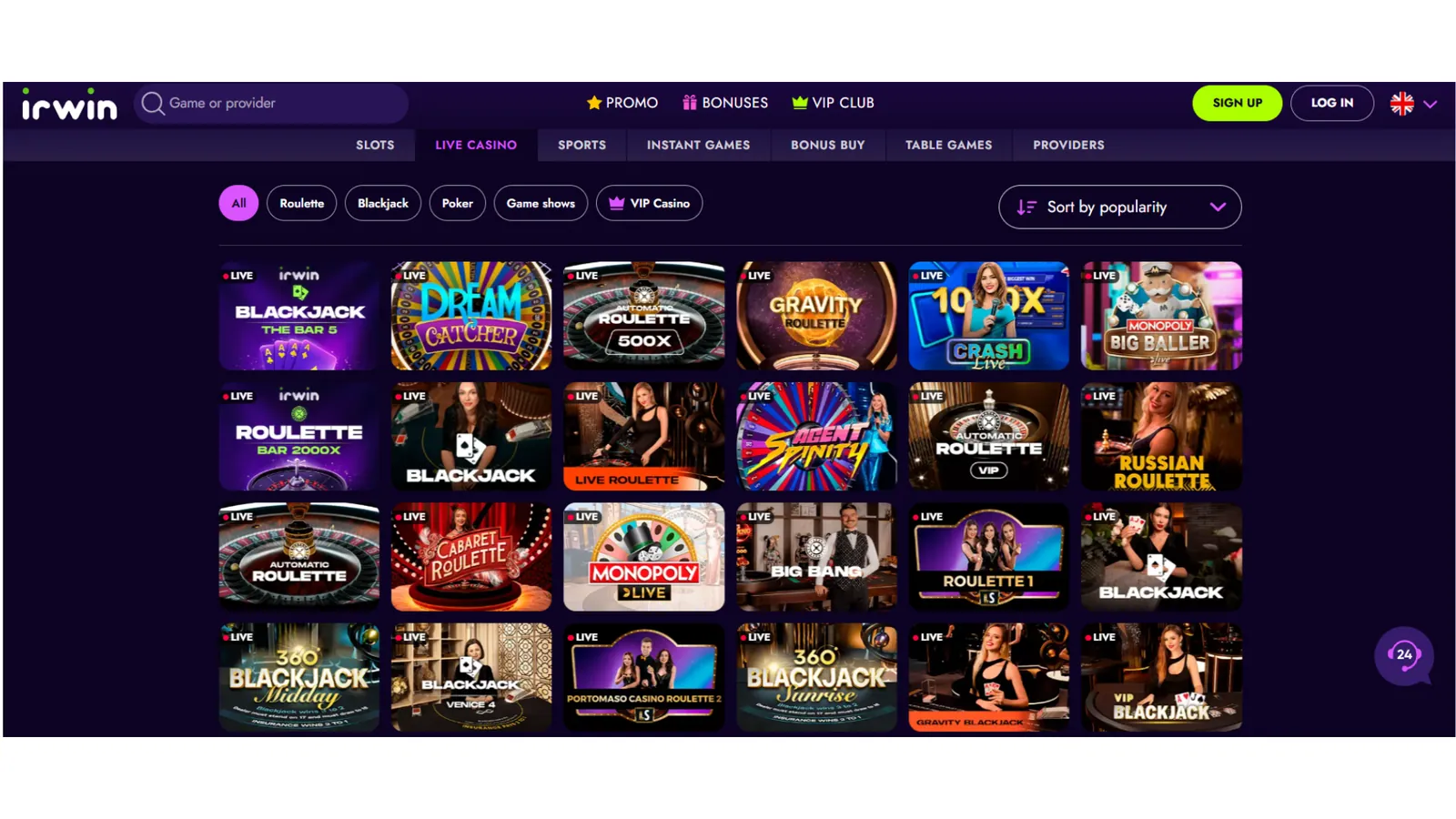 онлайн-казино 2026 Irwin Casino neteller