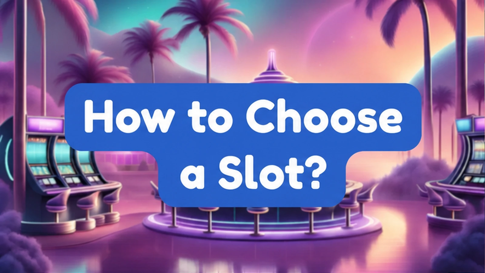 how to choose a slot