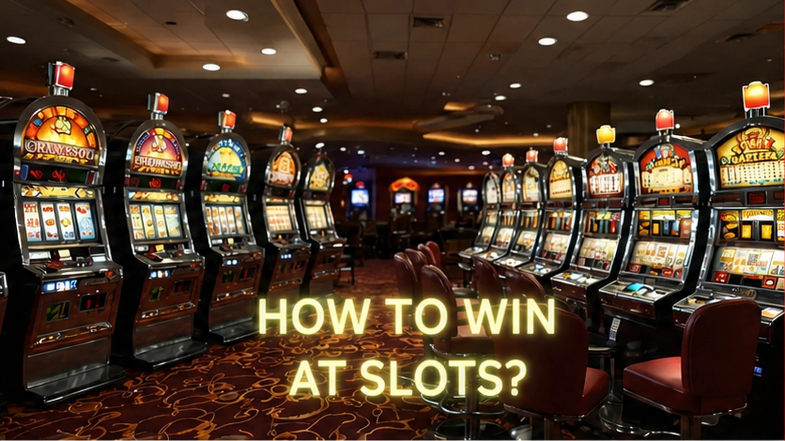 How to win at slots